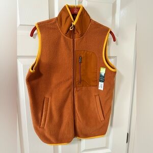 SO - Fleece vest - Rust yellow xs